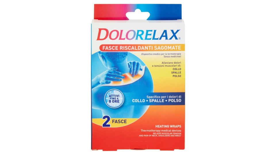 Dolorelax Fasce Riscaldanti Sagomate 2 Pz