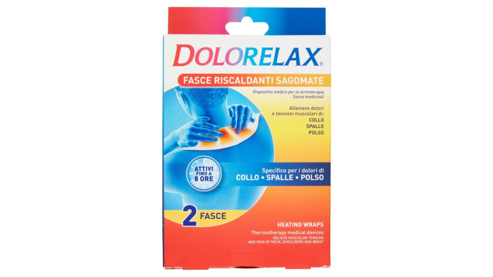 Dolorelax Fasce Riscaldanti Sagomate 2 Pz