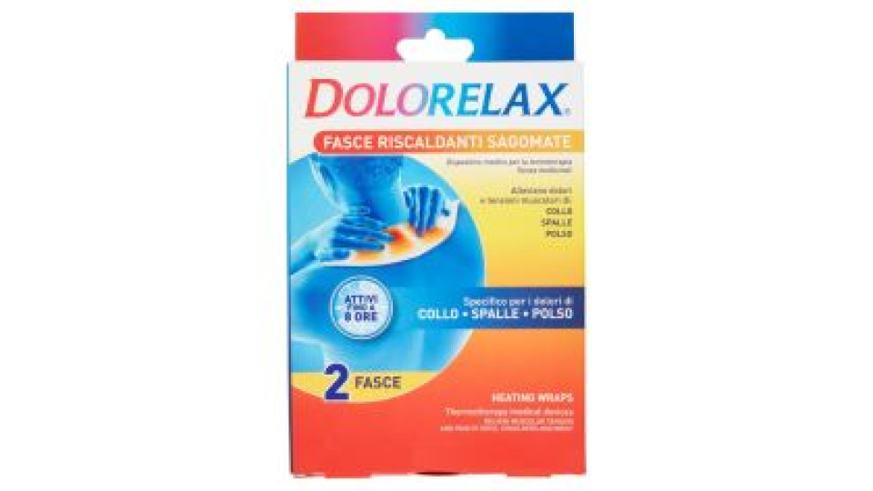 Dolorelax Fasce Riscaldanti Sagomate 2 Pz