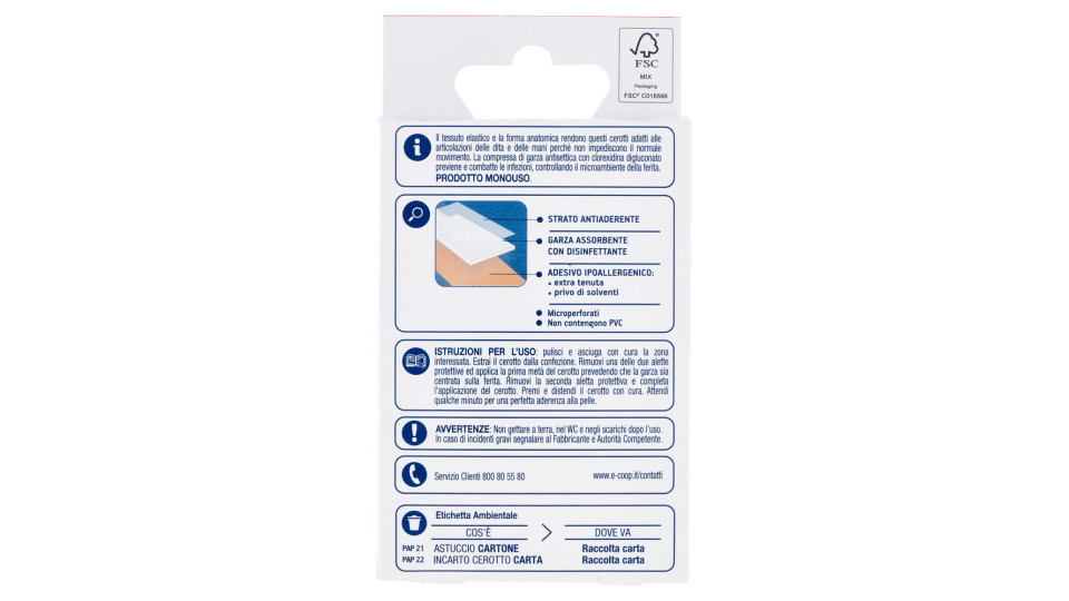 Cerotti Elastici Per Articolazioni 4 Formati 20 Pz