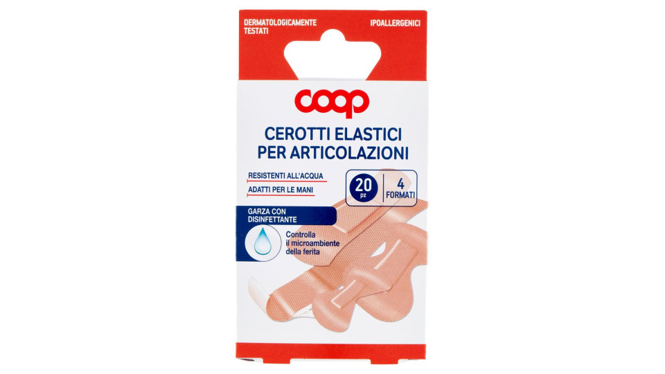 Cerotti Elastici Per Articolazioni 4 Formati 20 Pz