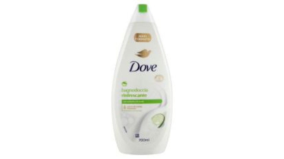 Dove Bagnodoccia Rinfrescante Con Cetriolo E Tè Verde 700 Ml