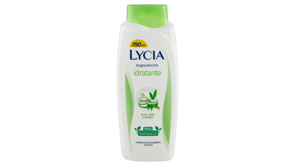 Lycia Bagnodoccia Idratante Aloe Vera E Bambù 750 Ml