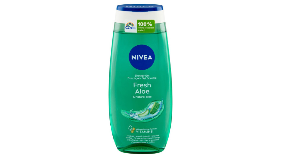 Nivea Shower Gel Fresh Aloe & Natural Aloe 250 Ml