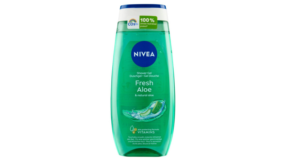 Nivea Shower Gel Fresh Aloe & Natural Aloe 250 Ml