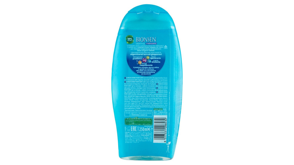 Bionsen Dermo Purificante Shampoo & Shower Gel 250 Ml