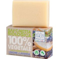Saponetta Biologica 100% Vegetale Con Oli Essenziali Naturali Limone E Lavanda White Castle 125 G