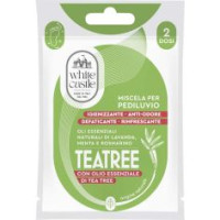 Miscela Per Pediluvio Con Tea Tree Ed Oli Essenziali White Castle 80 G