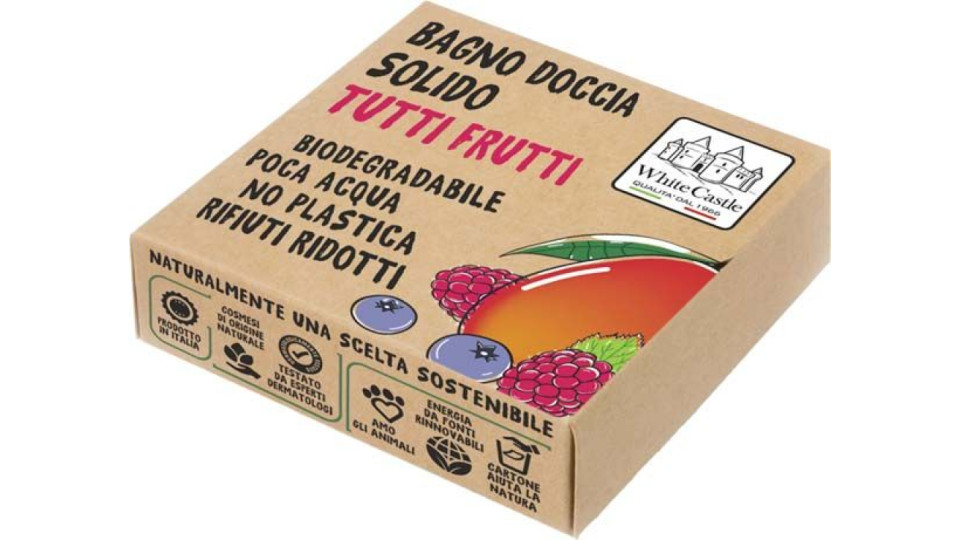 Bagno Doccia Solido Tutti Frutti White Castle 80 G