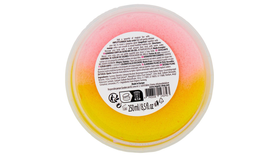 Skin Super Good Glow Boosting Rainbow Sugar Body Scrub Unicorn Magic 250 Ml