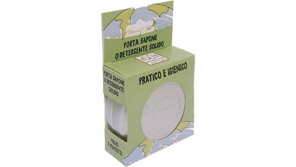 Porta Sapone Detergente Solido White Castle