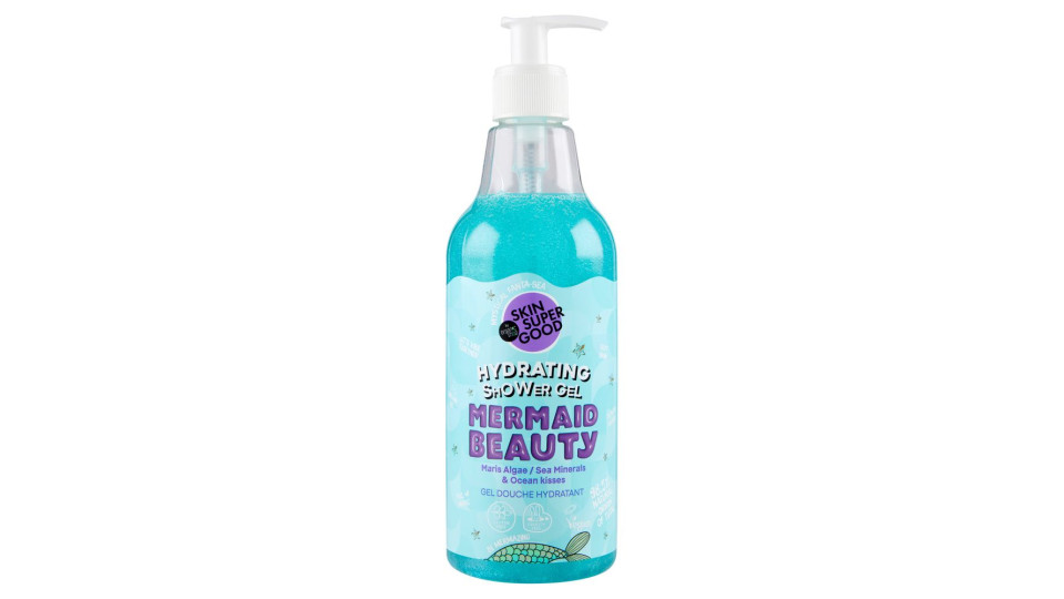 Skin Super Good Hydrating Shower Gel Mermaid Beauty Maris Algae/sea Minerals & Ocean Kisses 500 Ml