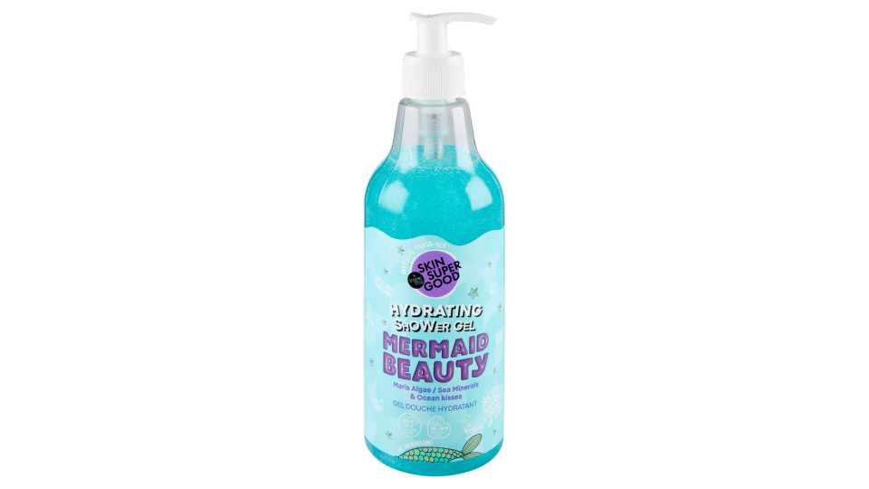 Skin Super Good Hydrating Shower Gel Mermaid Beauty Maris Algae/sea Minerals & Ocean Kisses 500 Ml