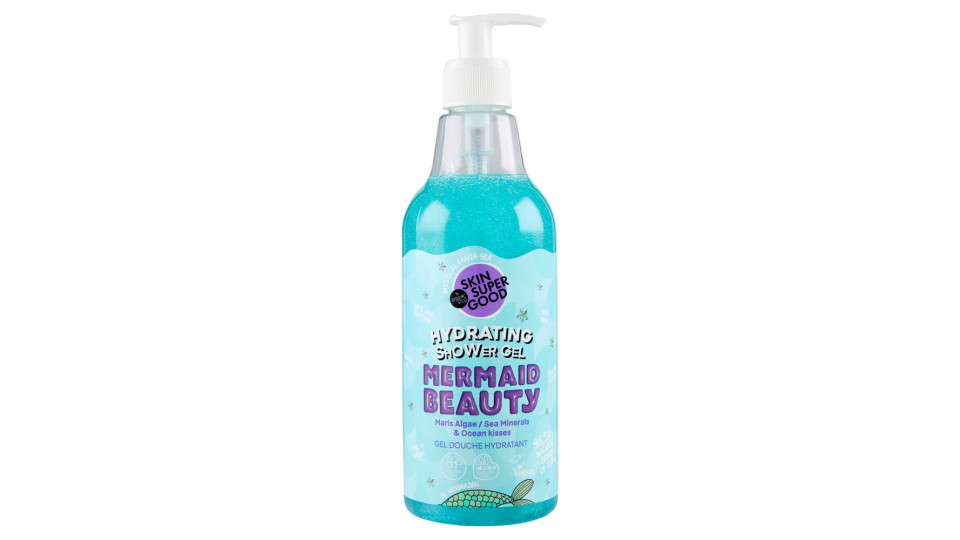 Skin Super Good Hydrating Shower Gel Mermaid Beauty Maris Algae/sea Minerals & Ocean Kisses 500 Ml