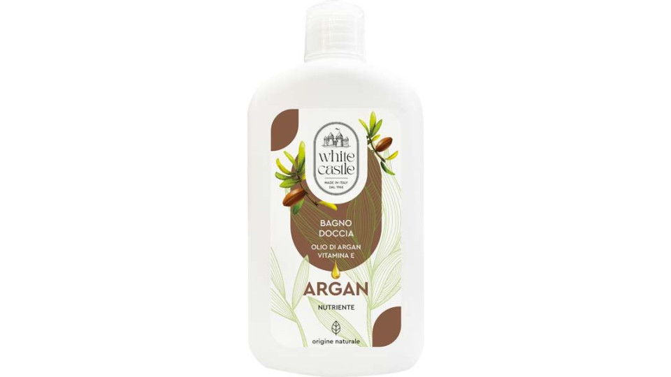 Bagno Doccia Con Olio Di Argan White Castle 400 Ml