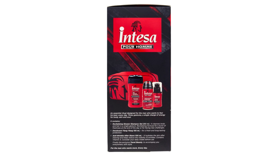 Intesa Pour Homme Sport Gel Doccia Shampoo 250ml + Deodorante Ylang Ylang 150ml + After Shave 100ml