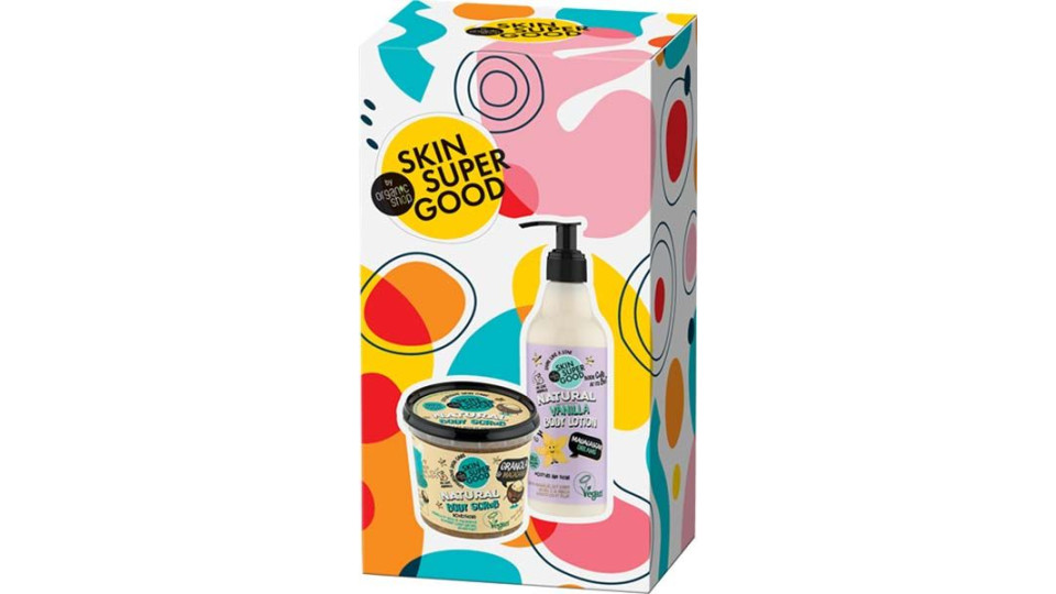 Gift Box Granola E Vanilla Con Scrub Corpo E Body Lotion