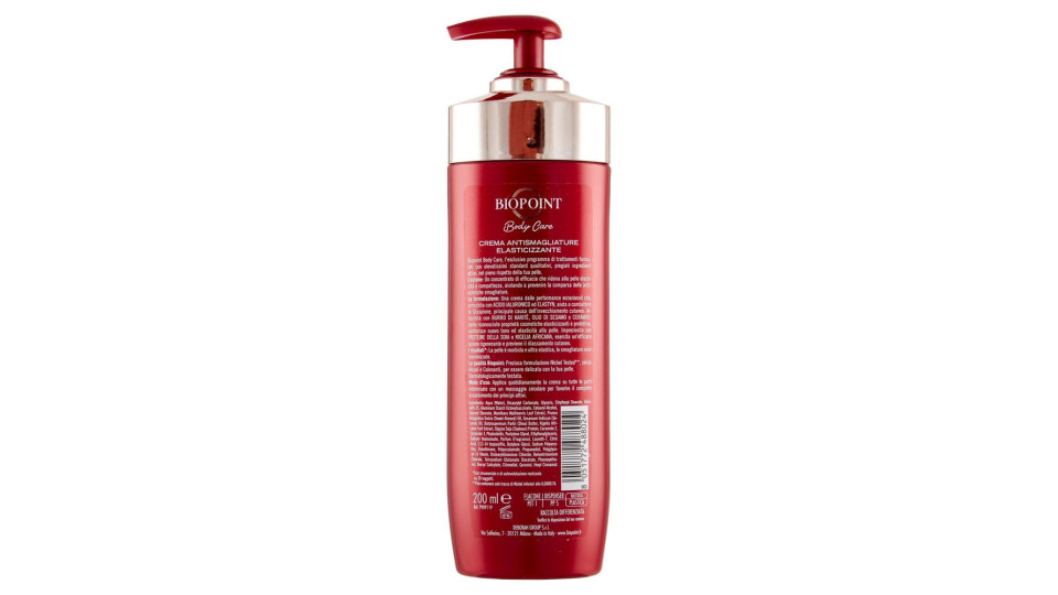 Biopoint Body Care Crema Antismagliature Elasticizzante 200 Ml
