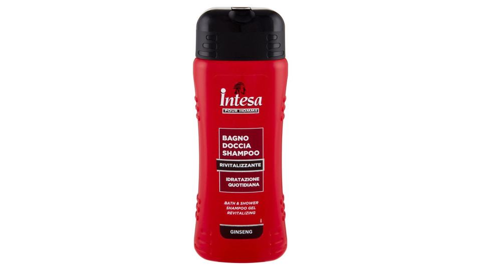 Intesa Pour Homme Bagno Doccia Shampoo Rivitalizzante Ginseng 500 Ml