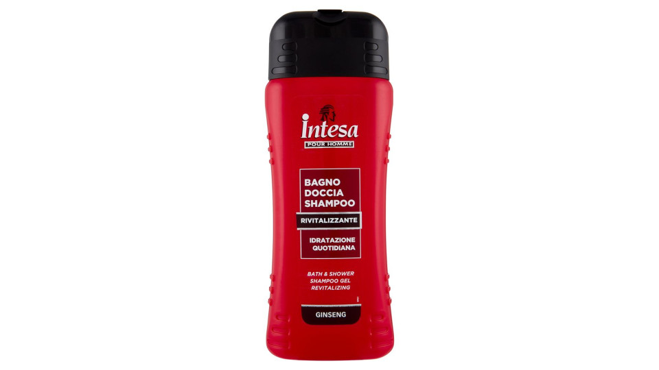 Intesa Pour Homme Bagno Doccia Shampoo Rivitalizzante Ginseng 500 Ml