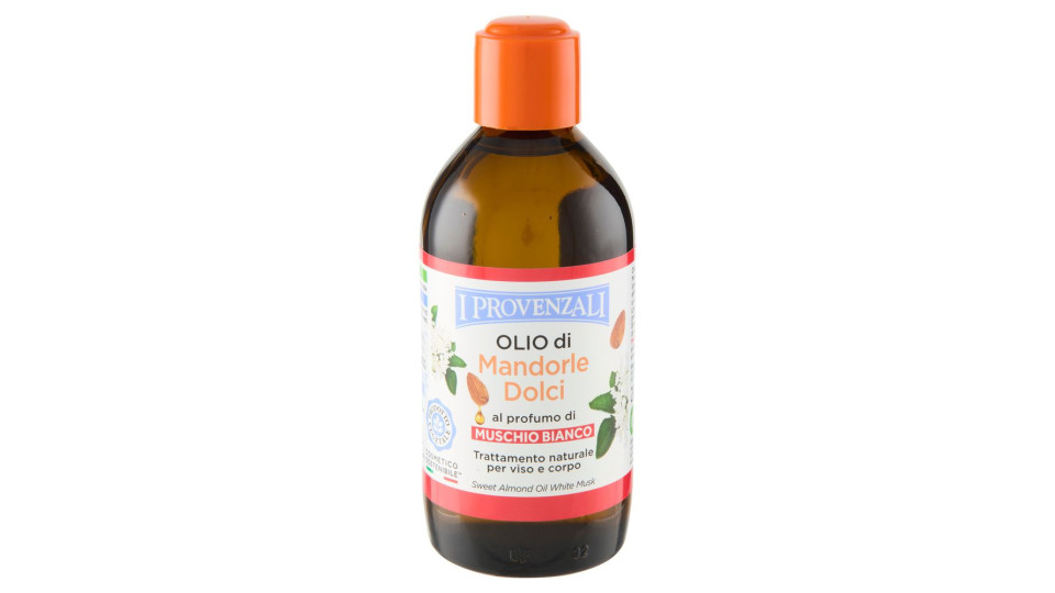 I Provenzali Olio Di Mandorle Dolci Al Profumo Di Muschio Bianco 200 Ml
