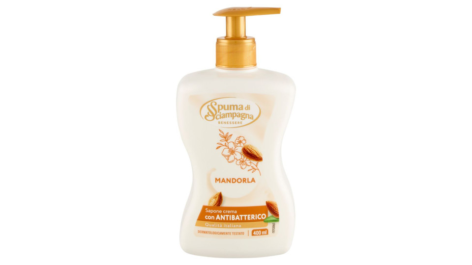 Spuma Di Sciampagna Benessere Sapone Crema Marsiglia 400 Ml