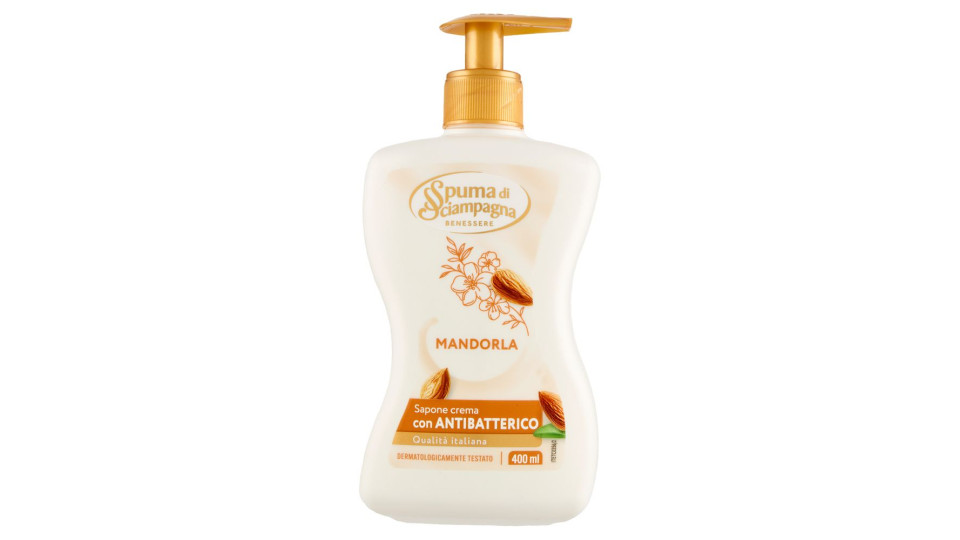 Spuma Di Sciampagna Benessere Sapone Crema Marsiglia 400 Ml