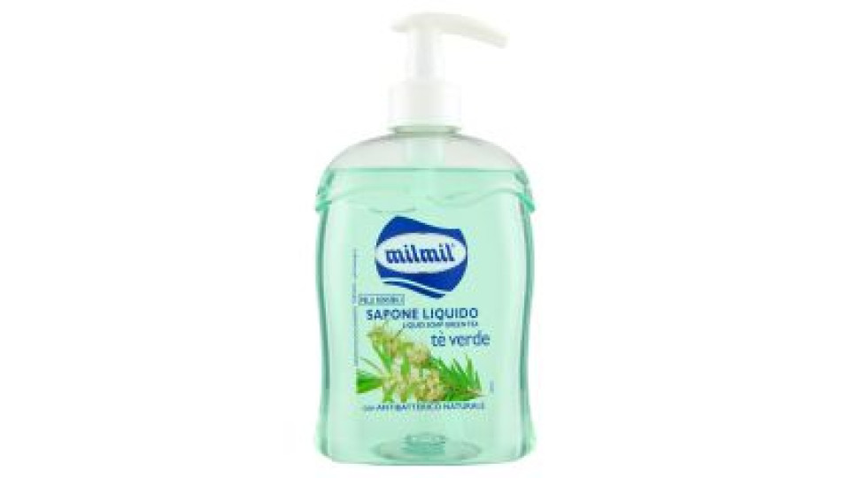 Milmil Sapone Liquido Tè Verde Pelli Sensibili 500 Ml