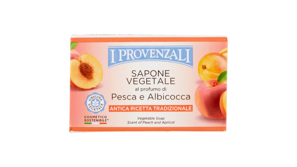 I Provenzali Sapone Vegetale Al Profumo Di Pesca E Albicocca 150 G