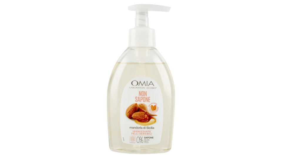 Omia Laboratori Ecobio Non Sapone Mandorla Di Sicilia Igienizzante 300 Ml