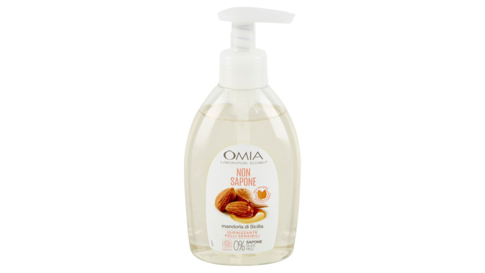 Omia Laboratori Ecobio Non Sapone Mandorla Di Sicilia Igienizzante 300 Ml