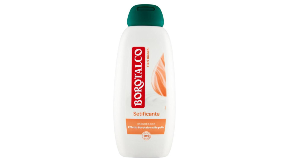 Borotalco Setificante Bagnodoccia Fiori Bianchi 450 Ml