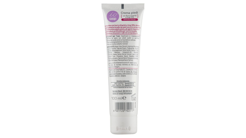 Crema Piedi Riparatrice 100 Ml