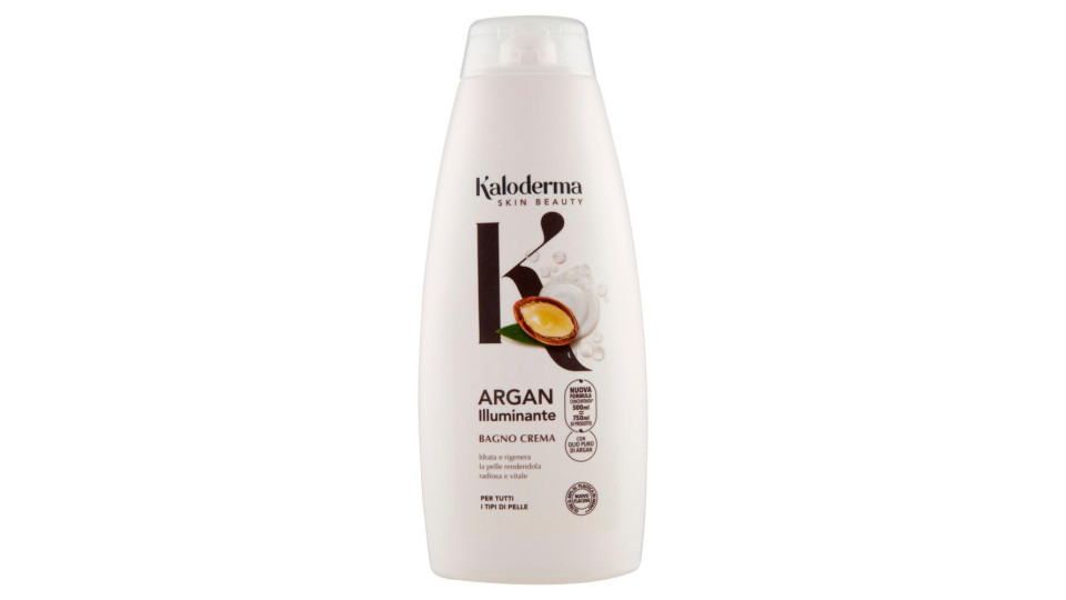 Kaloderma Illuminante Argan Bagno Crema Per Tutti I Tipi Di Pelle 500 Ml