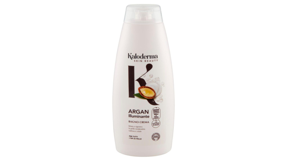 Kaloderma Illuminante Argan Bagno Crema Per Tutti I Tipi Di Pelle 500 Ml