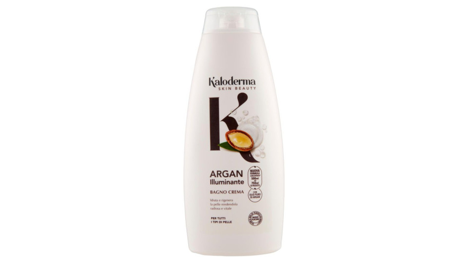 Kaloderma Illuminante Argan Bagno Crema Per Tutti I Tipi Di Pelle 500 Ml
