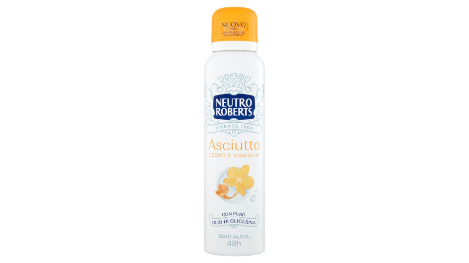 Neutro Roberts Asciutto Cedro E Vaniglia 150 Ml