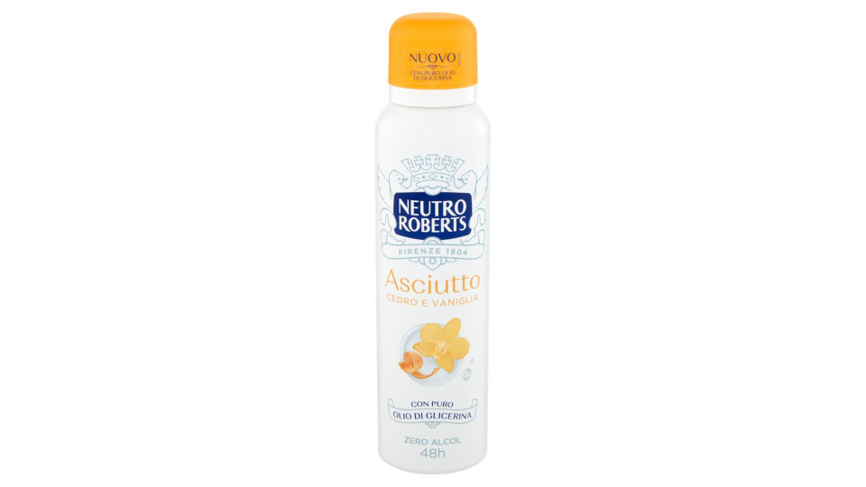 Neutro Roberts Asciutto Cedro E Vaniglia 150 Ml