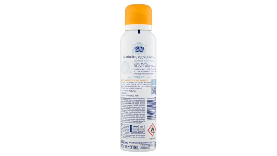 Neutro Roberts Asciutto Cedro E Vaniglia 150 Ml