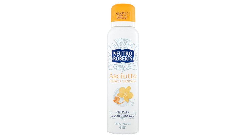 Neutro Roberts Asciutto Cedro E Vaniglia 150 Ml