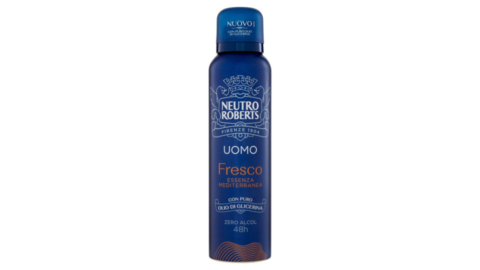 Neutro Roberts Uomo Fresco Essenza Mediterranea 150 Ml