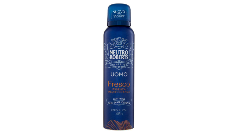 Neutro Roberts Uomo Fresco Essenza Mediterranea 150 Ml