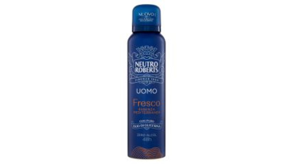 Neutro Roberts Uomo Fresco Essenza Mediterranea 150 Ml