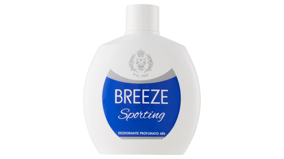 Breeze Sporting Deodorante Profumato 48h 100 Ml