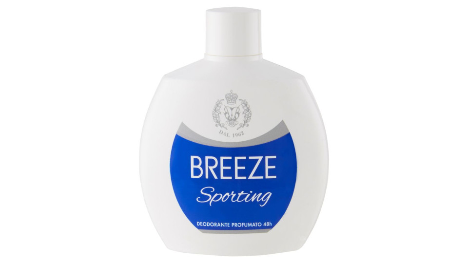 Breeze Sporting Deodorante Profumato 48h 100 Ml