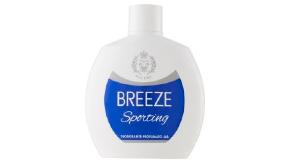 Breeze Sporting Deodorante Profumato 48h 100 Ml