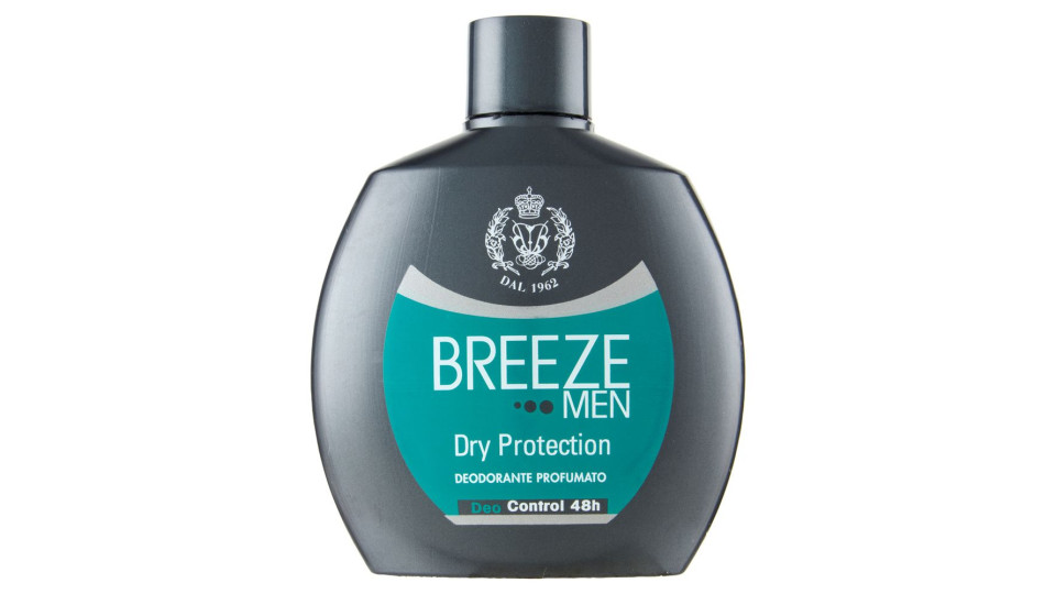 Breeze Men Dry Protection Deodorante Profumato 100 Ml
