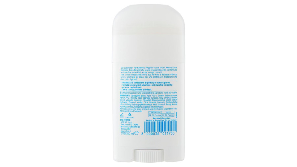Infasil Deostick Neutro Extra Delicato 50 Ml
