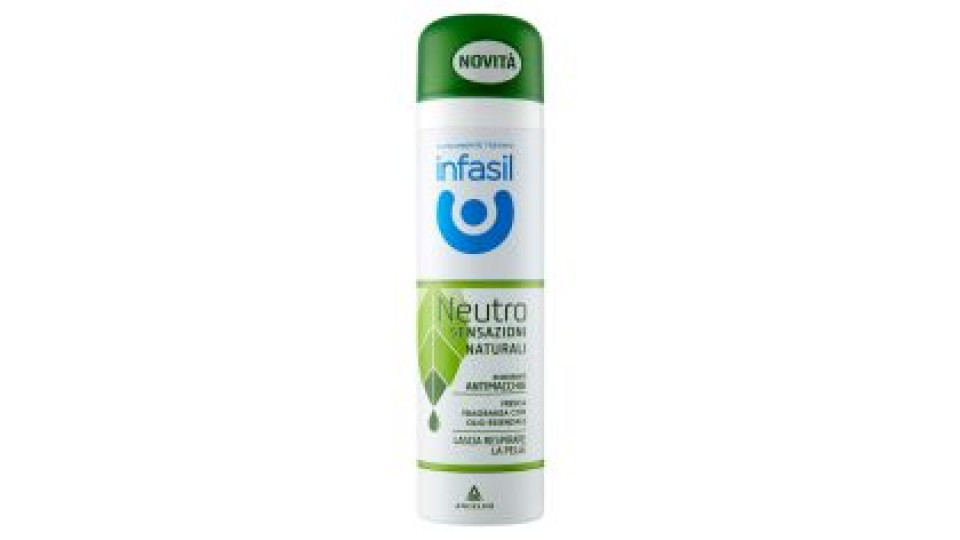 Infasil Deospray Neutro Sensazioni Naturali Olio Essenziale 150 Ml