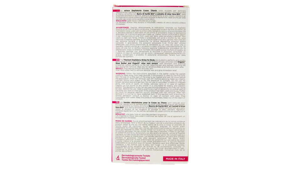 Naturaverde Strisce Depilatorie Braccia E Gambe Pelli Normali 20 Pz + 10